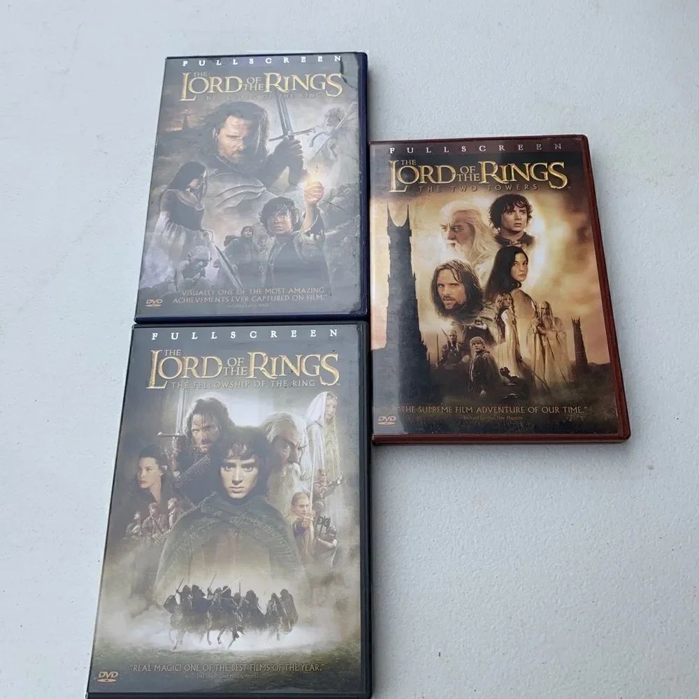 Lord of the rings DVDs